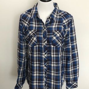 Rails Button Down Shirt Plaid Gingham